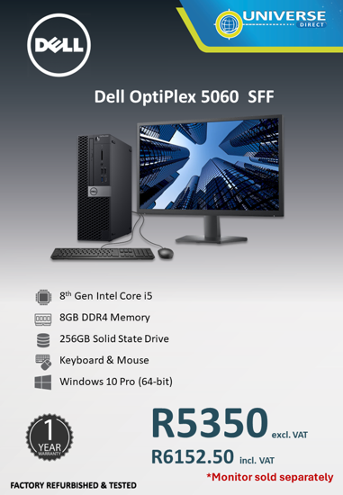 Picture of Dell OptiPlex 5060 8th i5 8GB 256GB W10P SFF