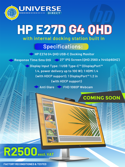 Picture of ARRIVING SOON - HP E27D G4 QHD