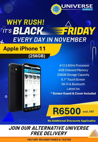 Picture of BLACK FRIDAY DEAL - Apple iPhone 11 A13 4GB 256GB