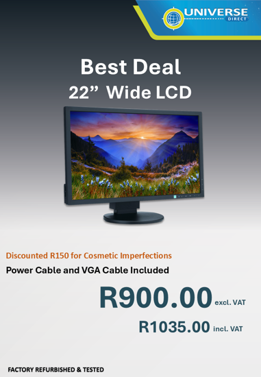 Picture of BEST DEAL - 22" Wide LCD Monitor