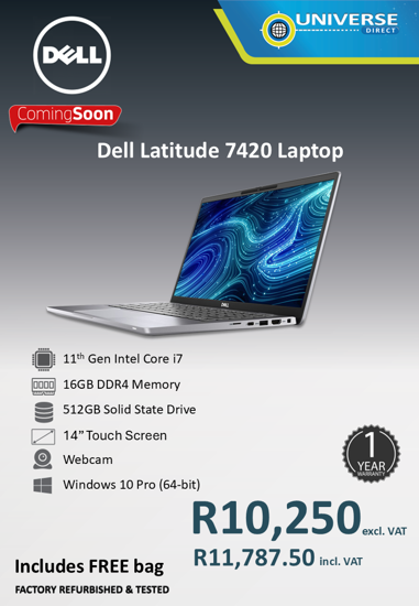 Picture of ARRIVING SOON  - Dell Latitude 7420 i7 11th Gen 16GB 512GB W10P Touch Screen Laptop